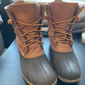 Women’s LL bean boots 8 in. duck boot “thinsulate”
